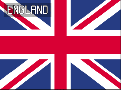 Country flag of England soccer league teams.