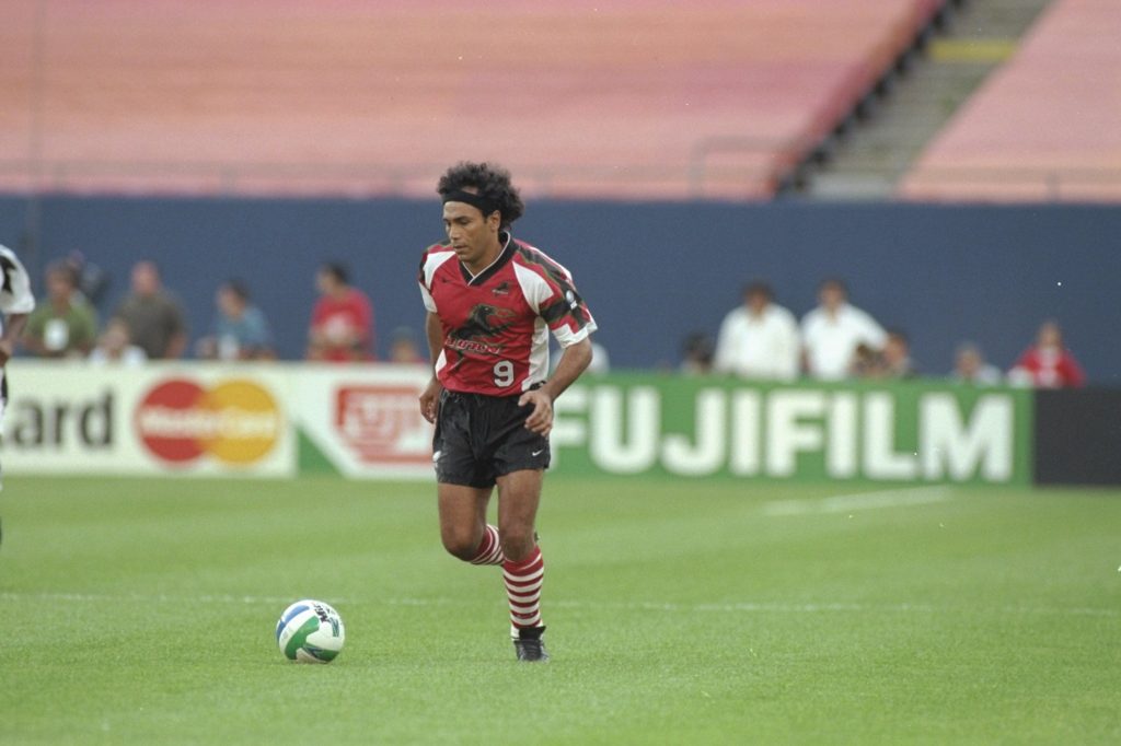 Hugo Sanchez playing with FC Dallas