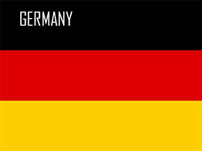 Country flag of Germany soccer league teams.