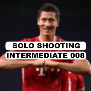 Intermediate soccer shooting drill