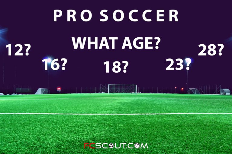 What age do soccer players go pro?