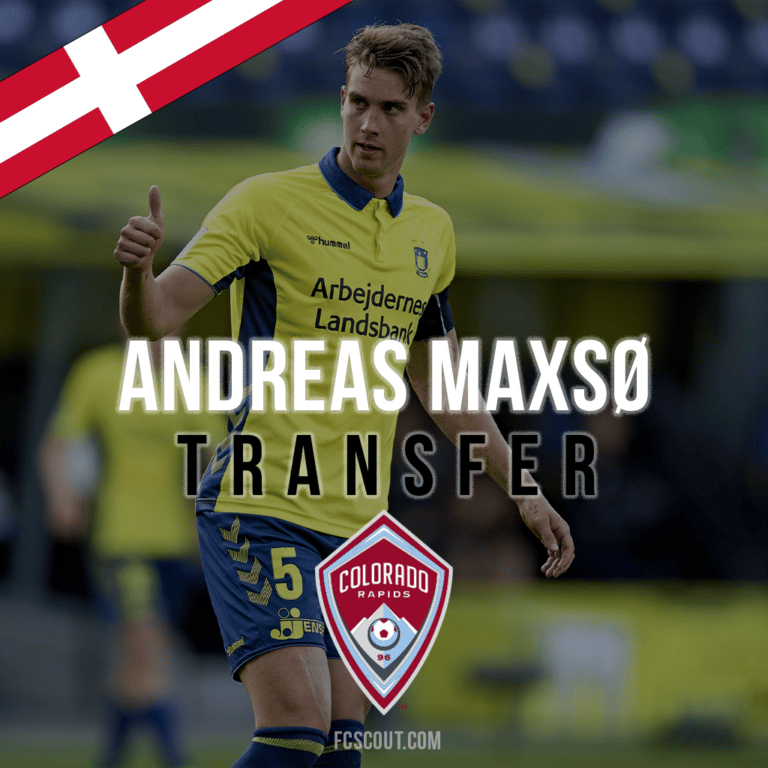 Andreas Maxsø set to join MLS Colorado Rapids