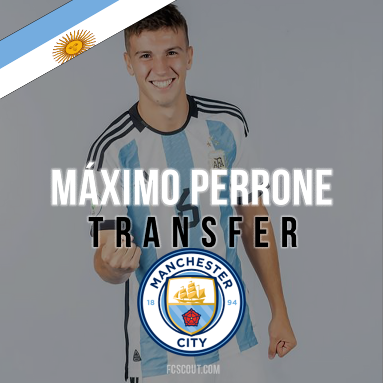 Manchester City sign Argentine midfielder Máximo Perrone