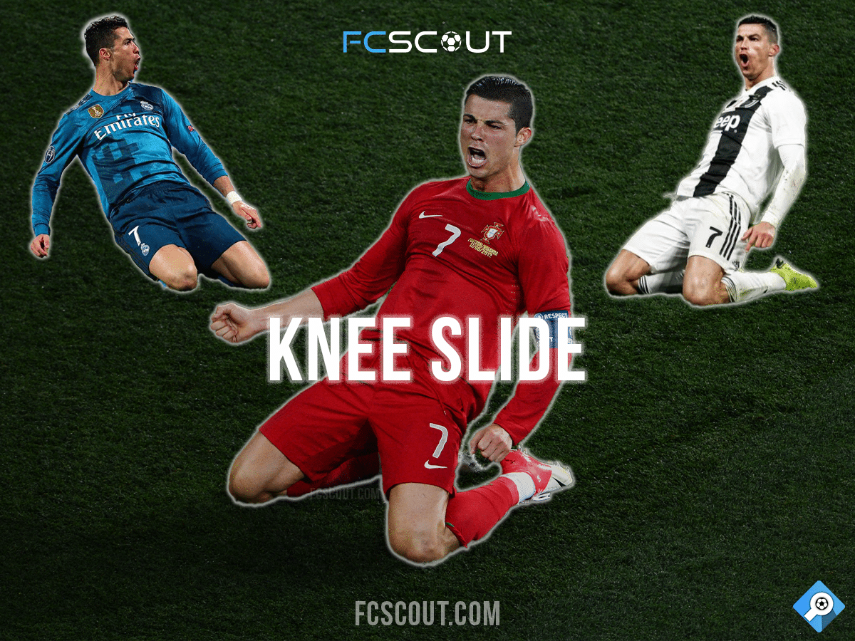 Cristiano Ronaldo Knee Slide Celebration