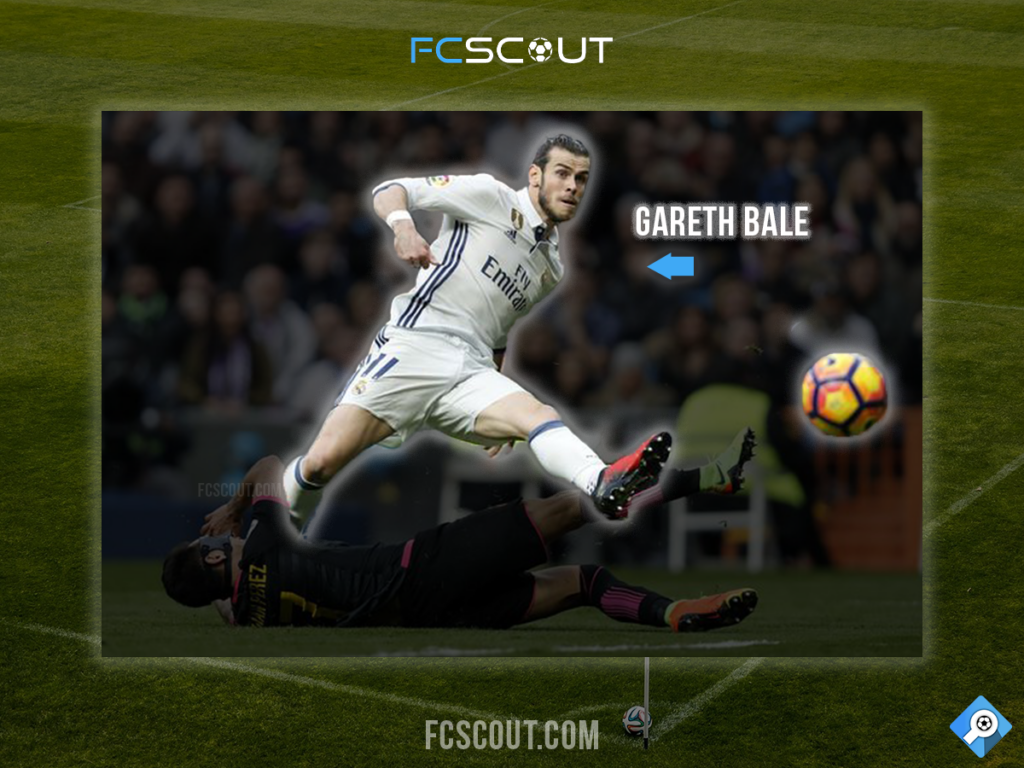 Gareth Bale Soccer Winger Dribbling