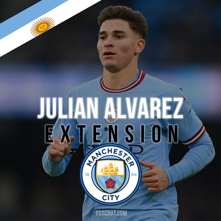 Manchester City set to sign a contract extension with Julian Alvarez