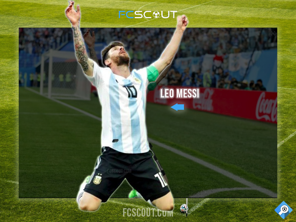 Leo Messi Knee Slide Celebration