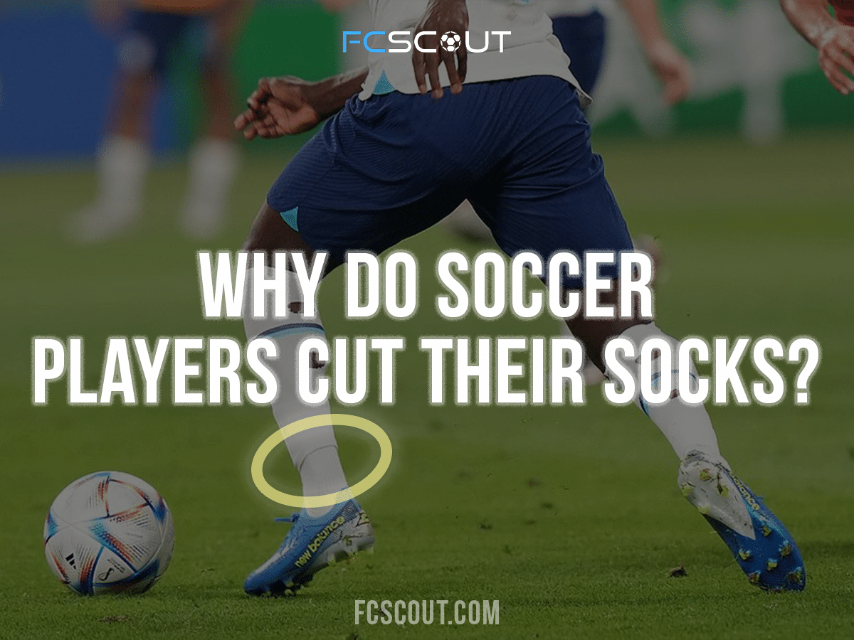 Why do soccer players cut their socks