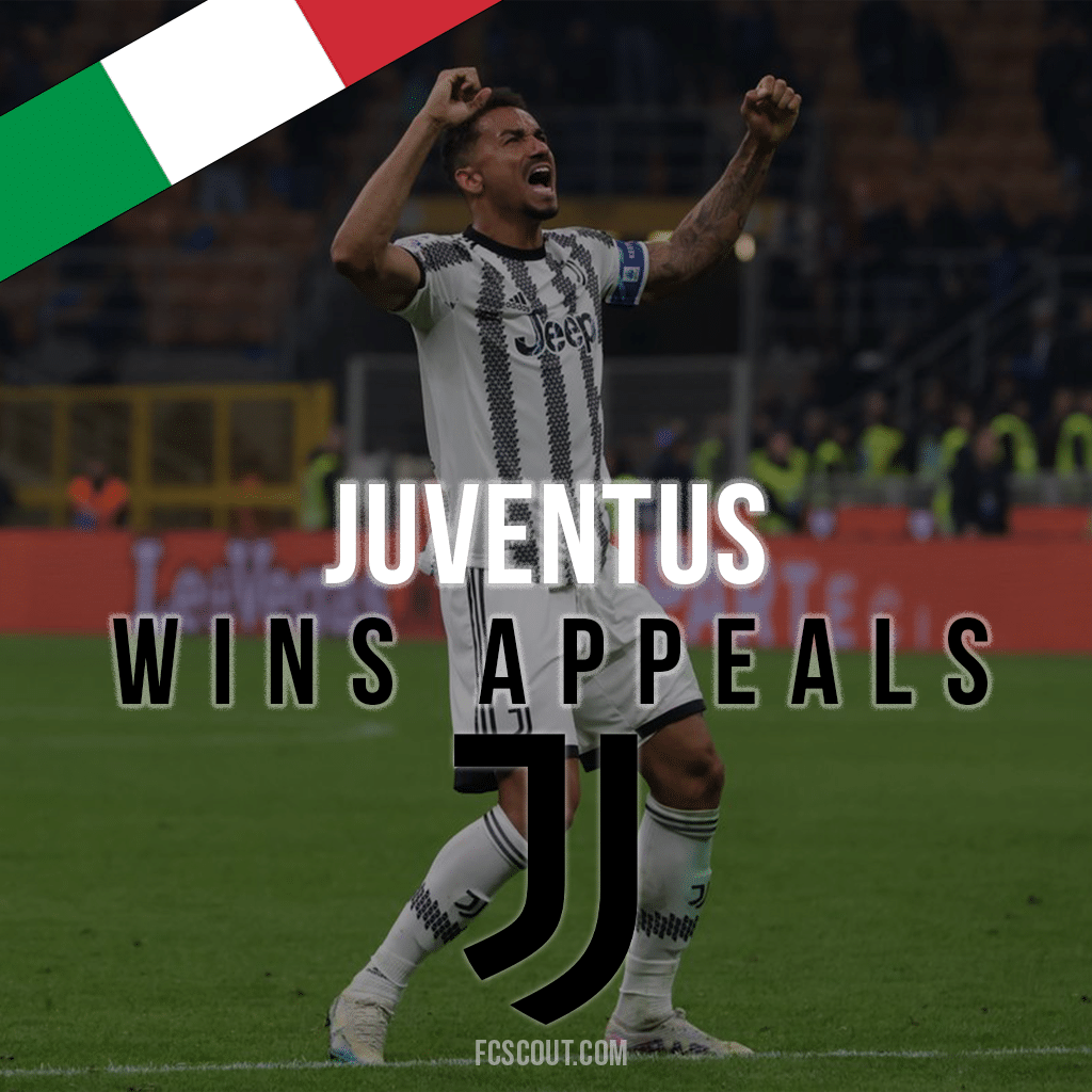 Serie A Juventus wins appeal