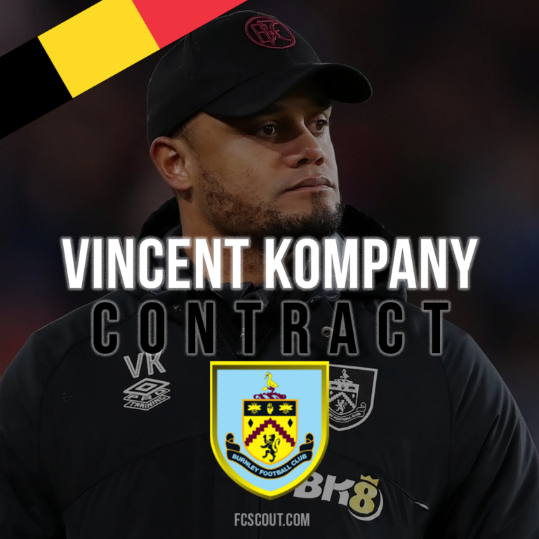 Vincent Kompany signs new five-year deal with Burnley
